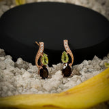 Peridot Charisma Silver Dangles - Diavo Jewels