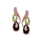 Peridot Charisma Silver Dangles - Diavo Jewels