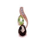 Peridot Charisma Silver Dangles - Diavo Jewels