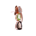 Peridot Charisma Silver Dangles - Diavo Jewels