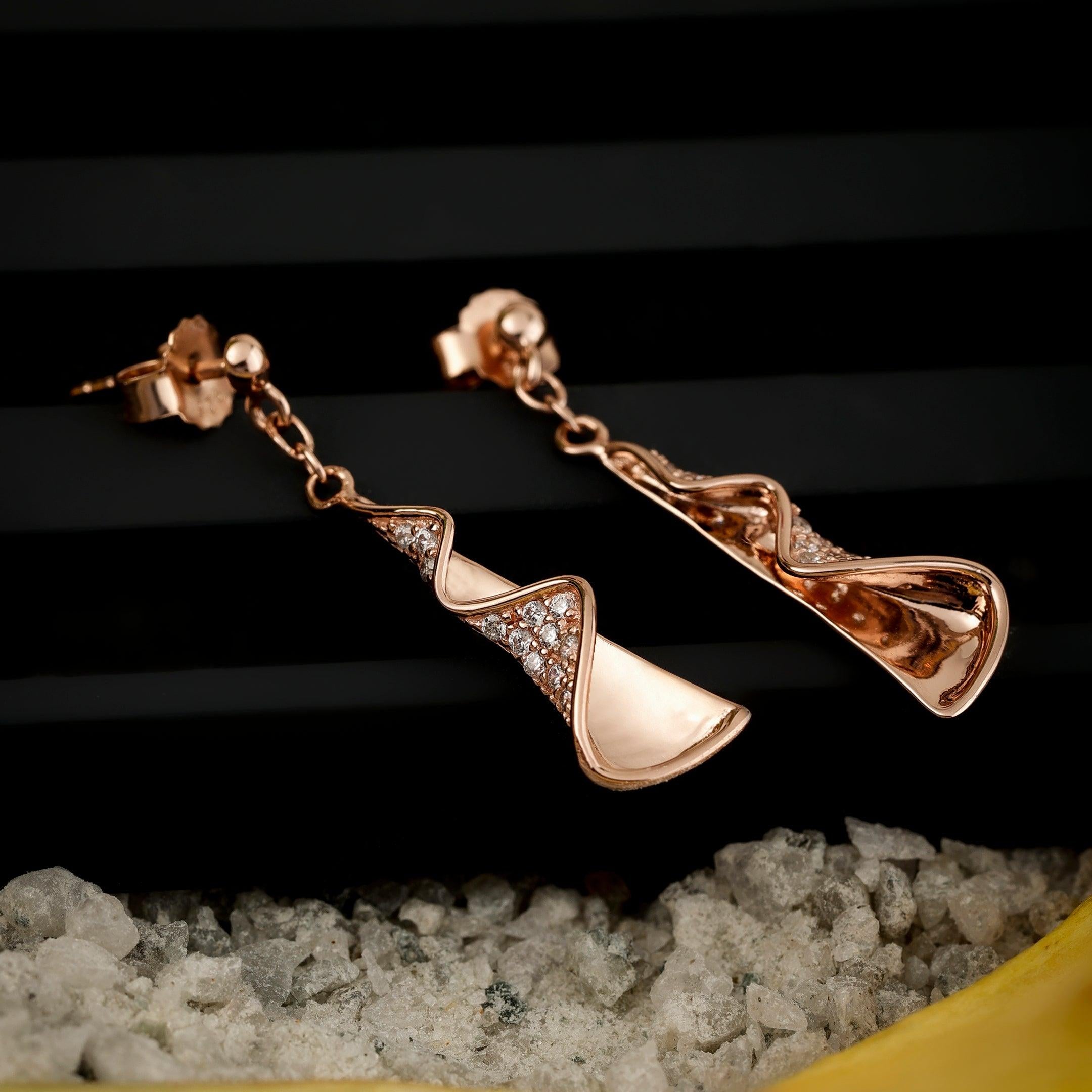 Ethereal Drift Silver Droplets - Diavo Jewels