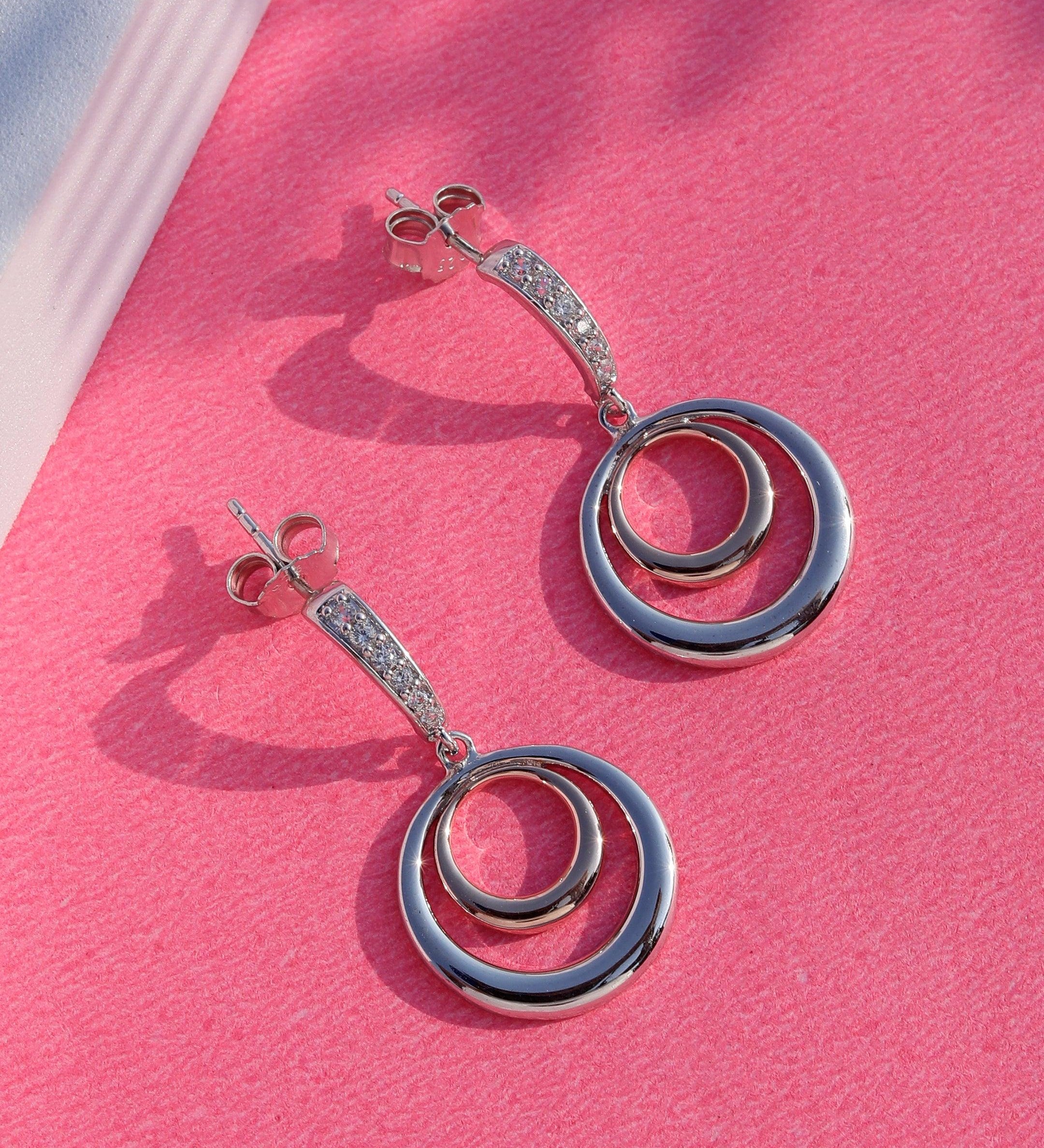 Ecliptic Duet Hoop Earrings - Diavo Jewels