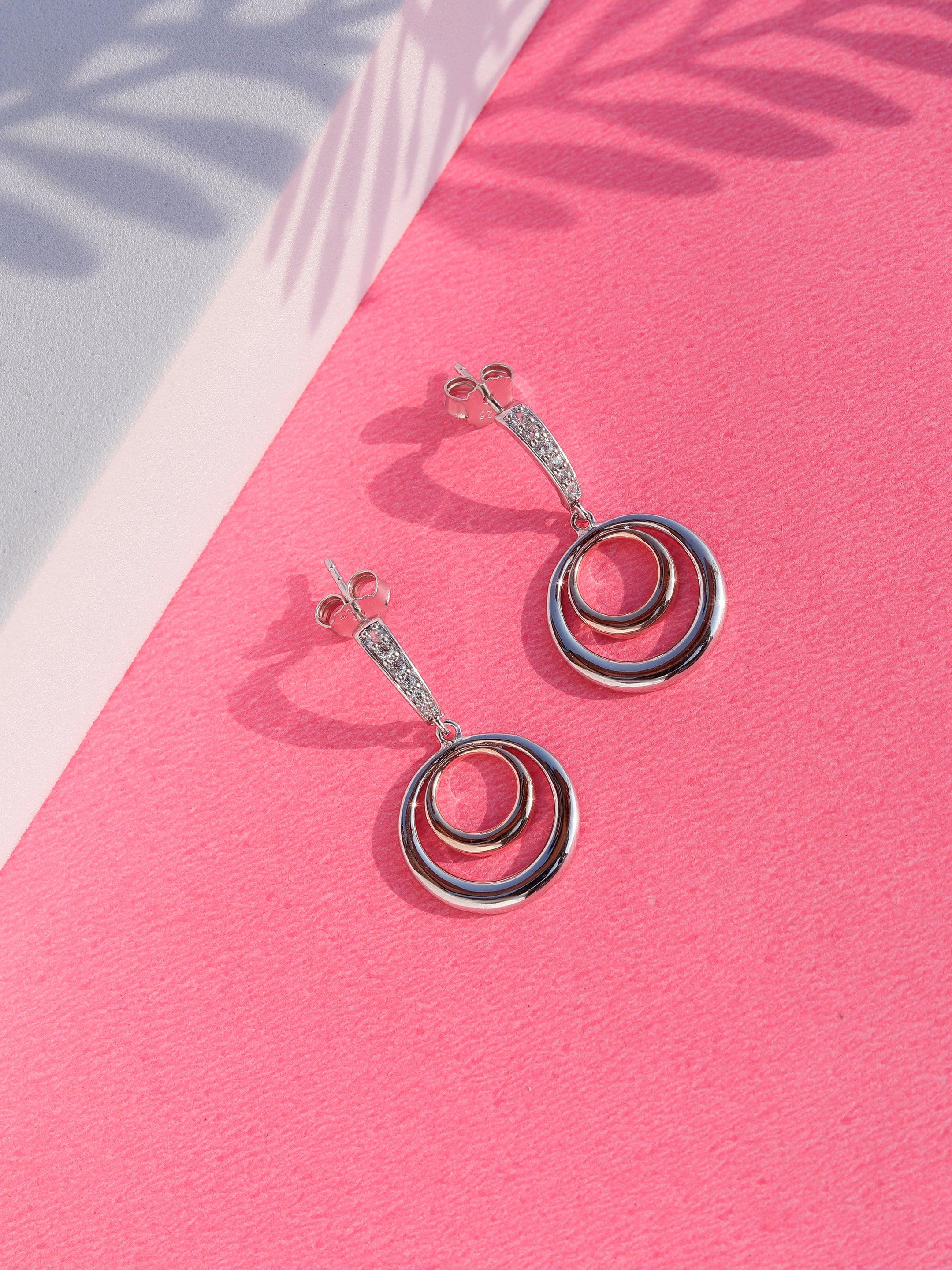 Ecliptic Duet Hoop Earrings - Diavo Jewels