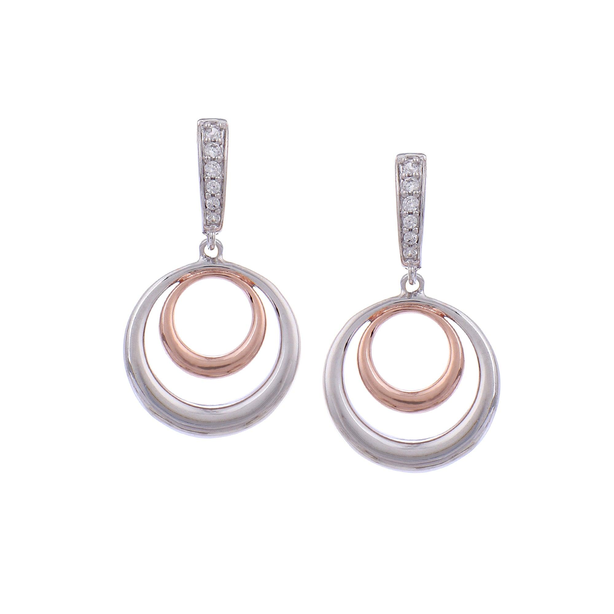 Ecliptic Duet Hoop Earrings - Diavo Jewels