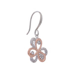 Lucky Omen Dual-Tone Silver Earrings - Diavo Jewels