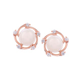 Blossom Arch Pearl Silver Earrings