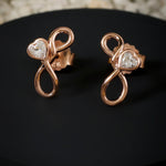 Eternal Knot Silver Earrings - Diavo Jewels