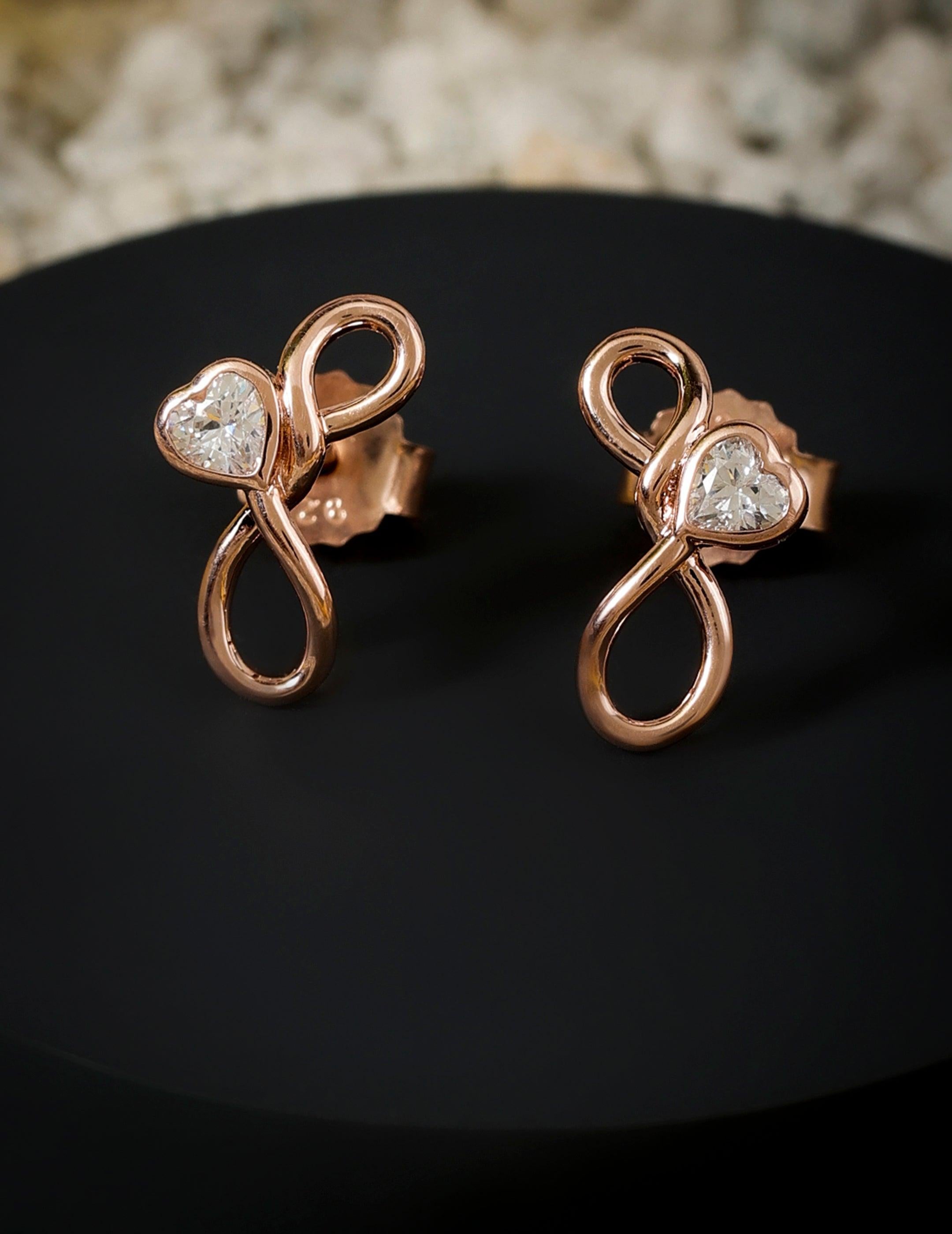 Eternal Knot Silver Earrings - Diavo Jewels