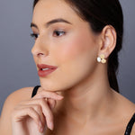 Gilded Trio Silver Earrings - Diavo Jewels