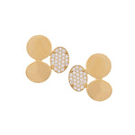 Gilded Trio Silver Earrings - Diavo Jewels