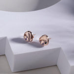 Dreamy Pebble Amethyst Silver Studs - Diavo Jewels