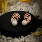 Spring Symphony Pearl Silver Earrings - Diavo Jewels