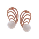 Spring Symphony Pearl Silver Earrings - Diavo Jewels