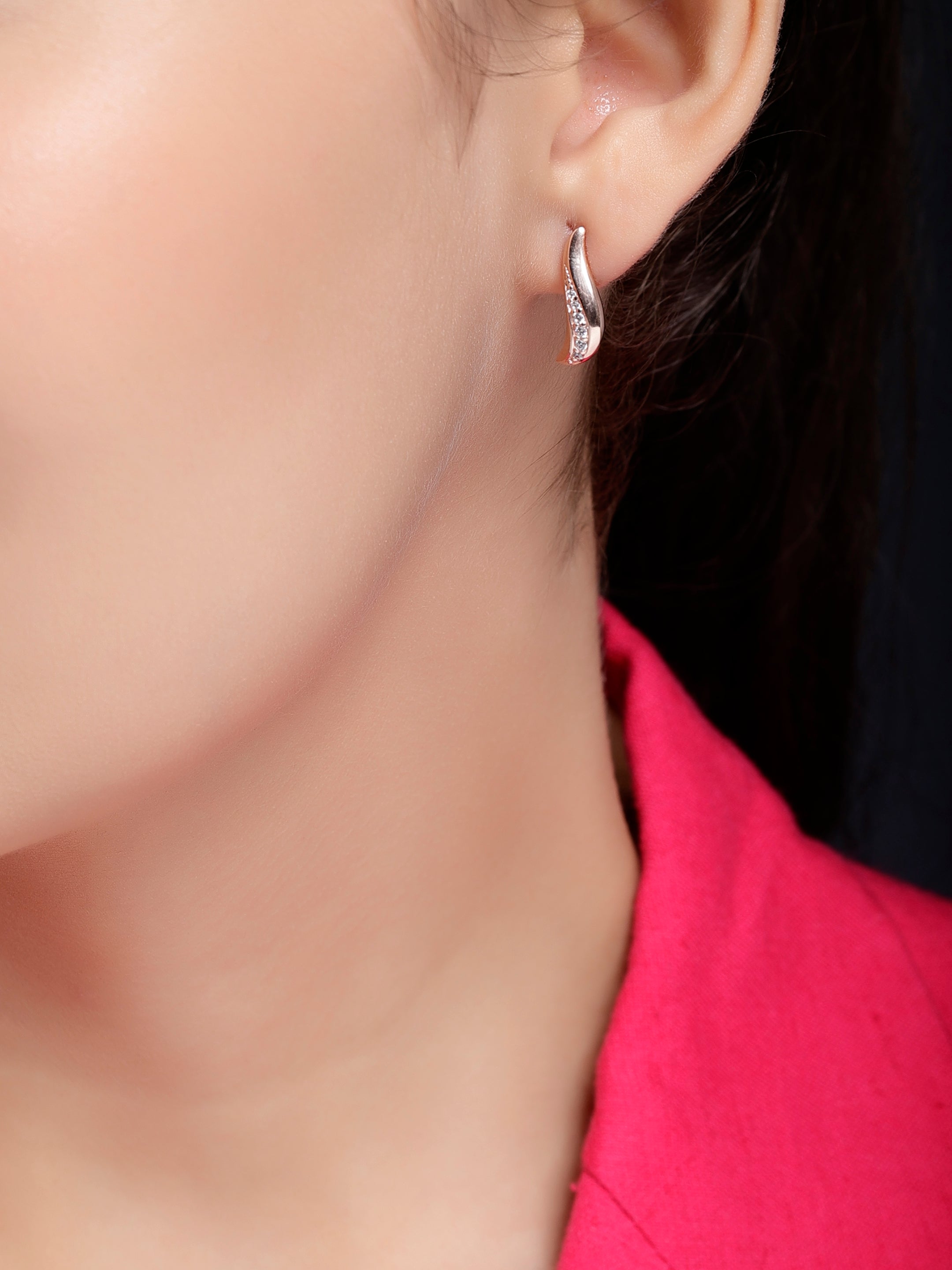 Arcane Allure Rose Gold Earrings