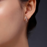 Swirls of Elegance Silver Earrings - Diavo Jewels