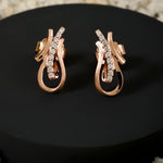 Swirls of Elegance Silver Earrings - Diavo Jewels