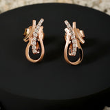 Swirls of Elegance Silver Earrings - Diavo Jewels