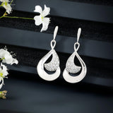 Celestial Drop Silver Earrings - Diavo Jewels