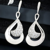 Celestial Drop Silver Earrings - Diavo Jewels