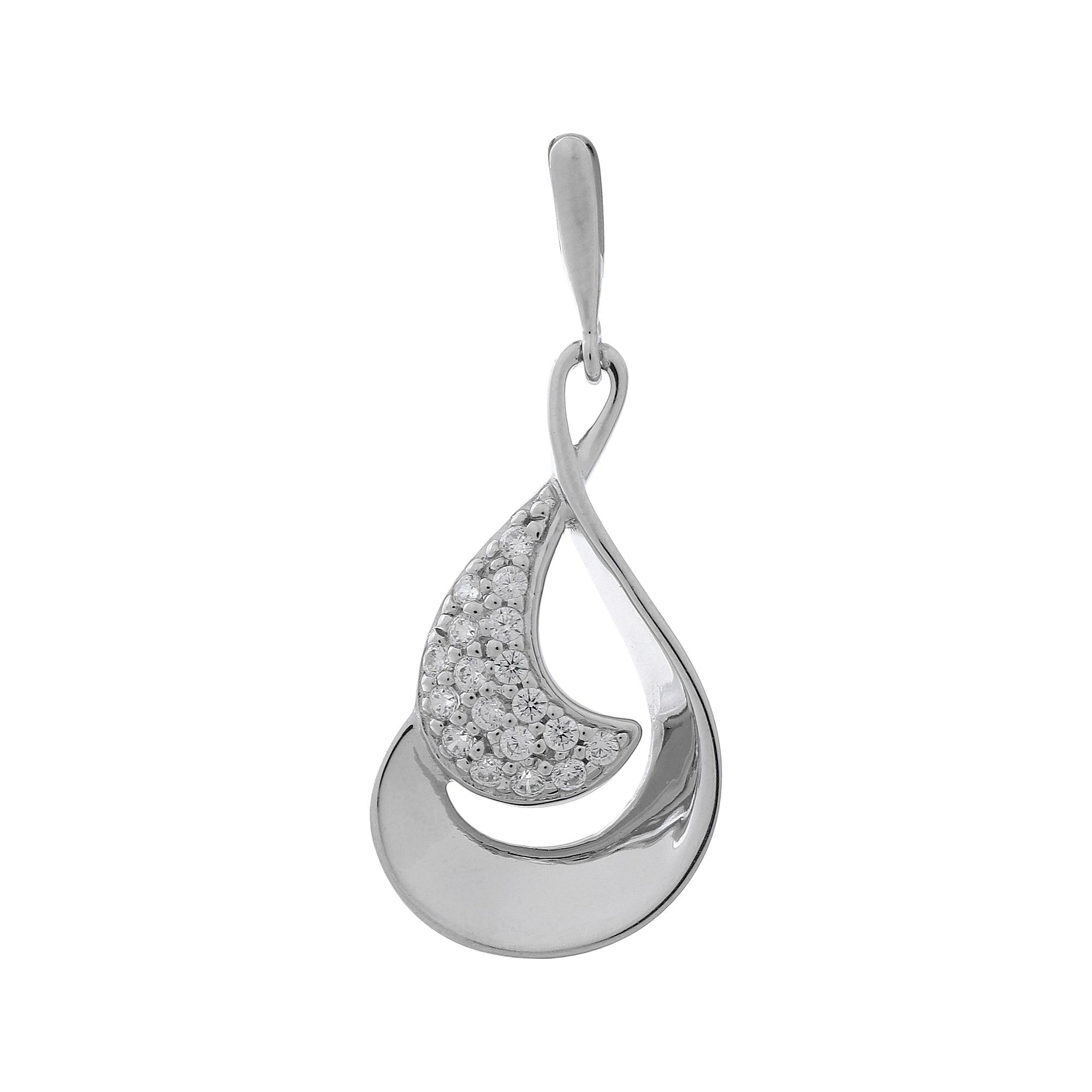 Celestial Drop Silver Earrings - Diavo Jewels