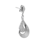 Celestial Drop Silver Earrings - Diavo Jewels