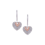 Heart Hook Silver Earrings - Diavo Jewels