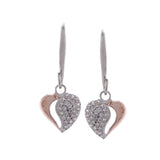 Gilded Amour Silver Earrings - Diavo Jewels