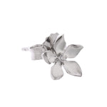 Floral Finesse Silver Earrings - Diavo Jewels