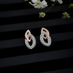 Iridescent Gaze Silver Earrings - Diavo Jewels