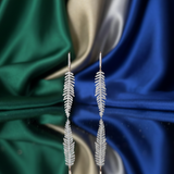 Aurora Fern Diamond Earring