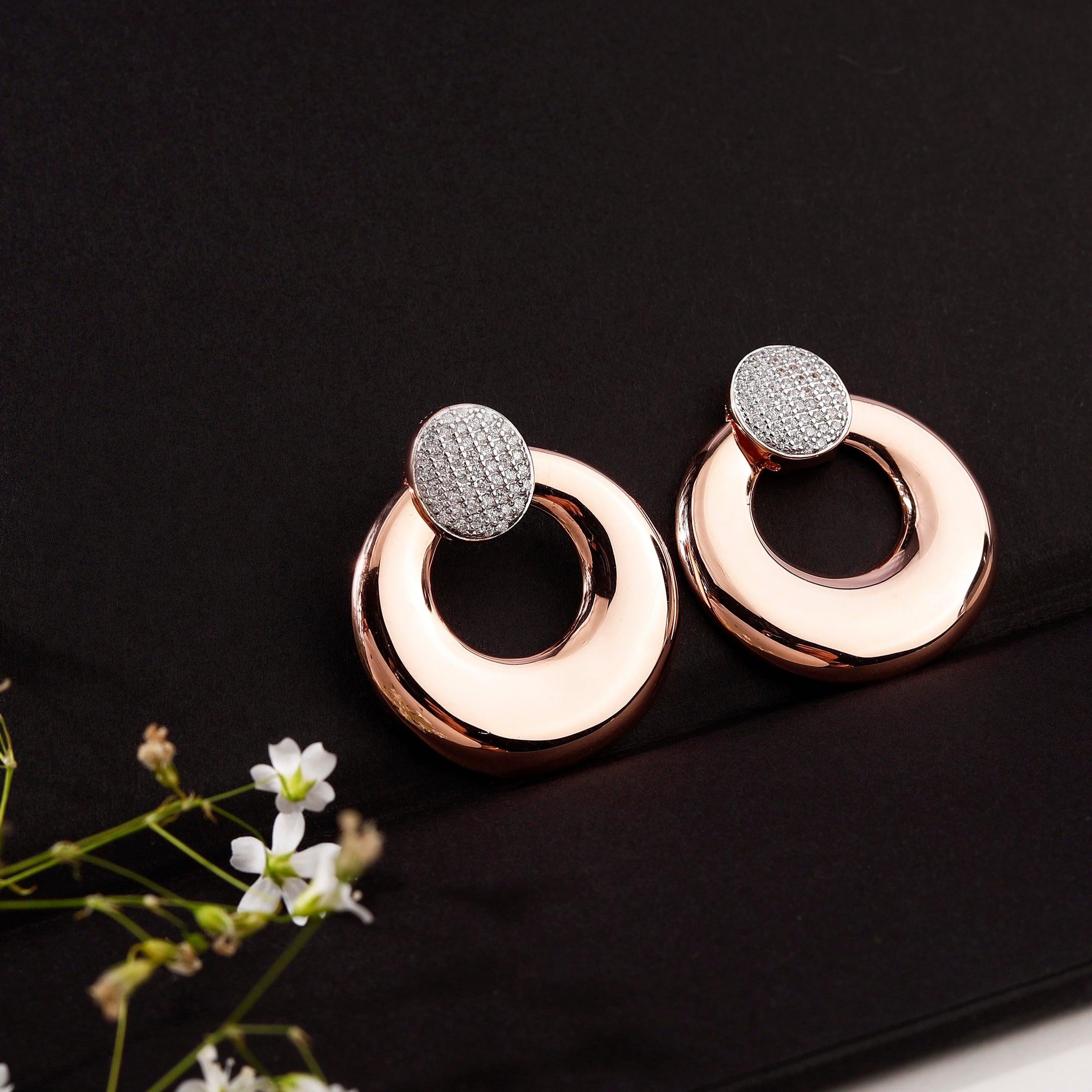 Dynamic Circlet 925 Silver Earrings - Diavo Jewels