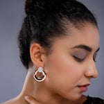 Dynamic Circlet 925 Silver Earrings - Diavo Jewels