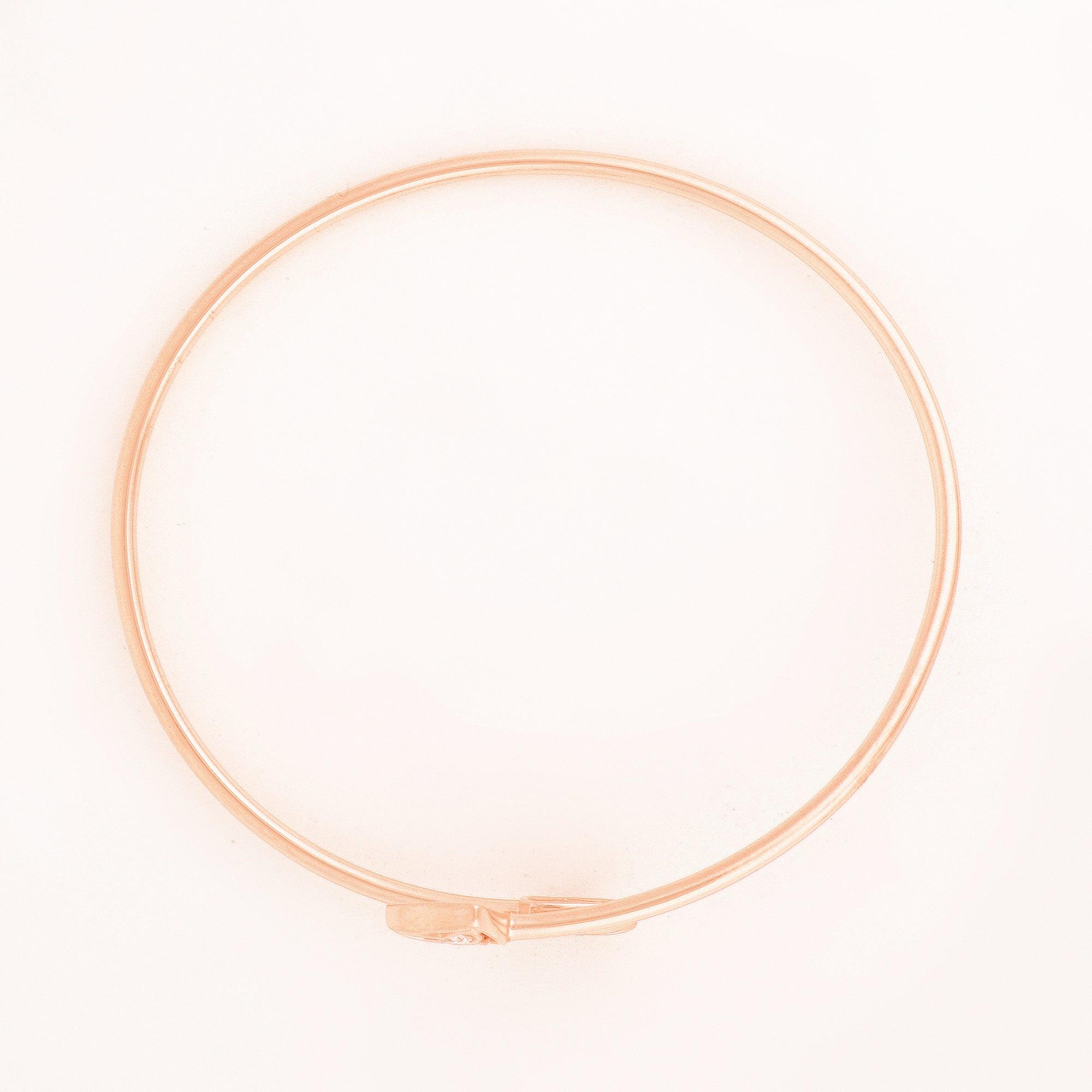 Petite Starlet Sterling Silver Bangle - Diavo Jewels