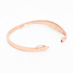 Dazzling Zircon Silver Bangle - Diavo Jewels