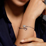 Love Breeze Silver Bangle - Diavo Jewels