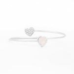 Love Breeze Silver Bangle - Diavo Jewels