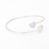 Love Breeze Silver Bangle - Diavo Jewels