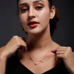 Vogue Layered Silver Necklace - Diavo Jewels