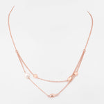 Vogue Layered Silver Necklace - Diavo Jewels