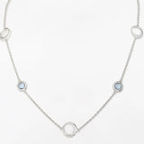 Ethereal Lagoon Silver Necklace - Diavo Jewels