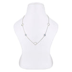 Ethereal Lagoon Silver Necklace - Diavo Jewels