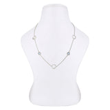 Ethereal Lagoon Silver Necklace - Diavo Jewels