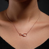 Eternal Love Infinity Silver Necklace - Diavo Jewels