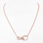 Eternal Love Infinity Silver Necklace - Diavo Jewels