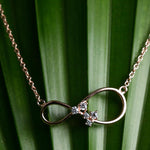 Eternal Love Infinity Silver Necklace - Diavo Jewels