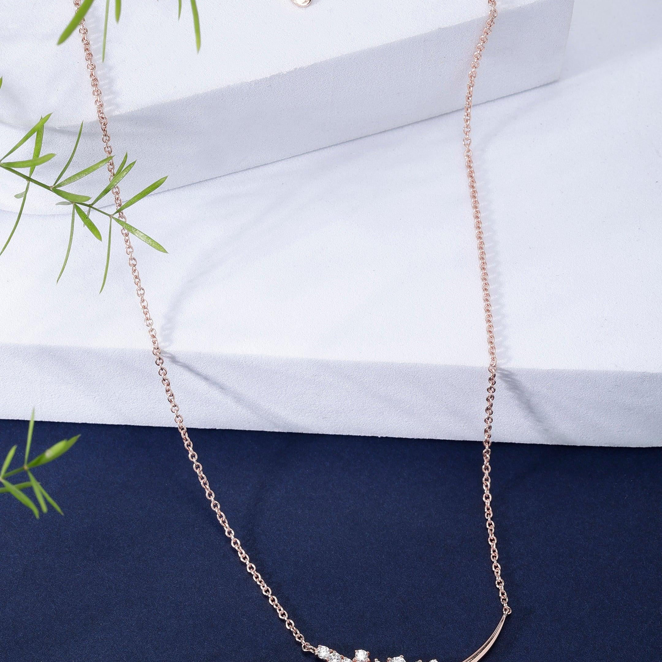 Eternal Gleam Silver Necklace - Diavo Jewels