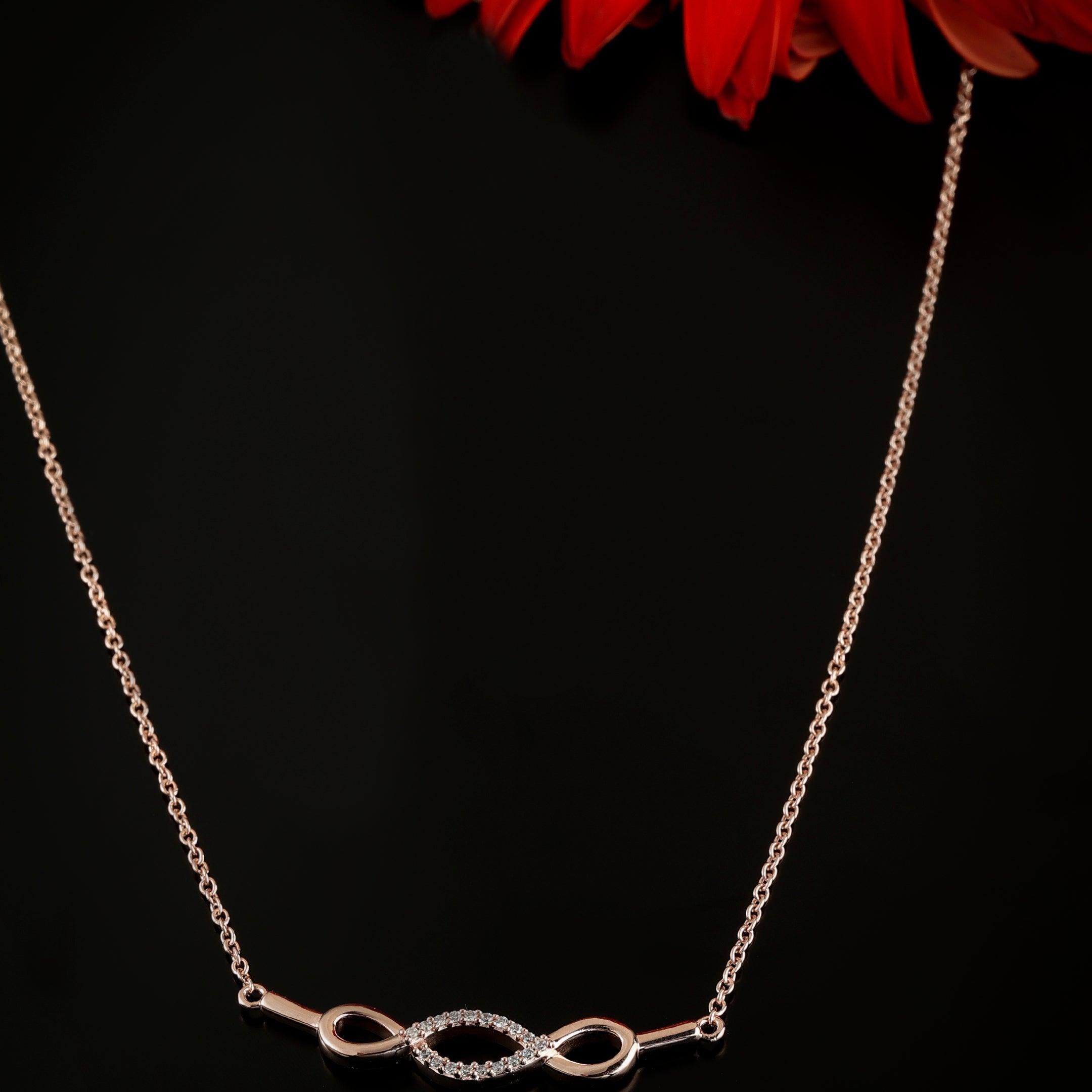 Trinity Interconnected Silver Necklace - Diavo Jewels