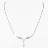 Whimsical Flora Trio Silver Necklace - Diavo Jewels