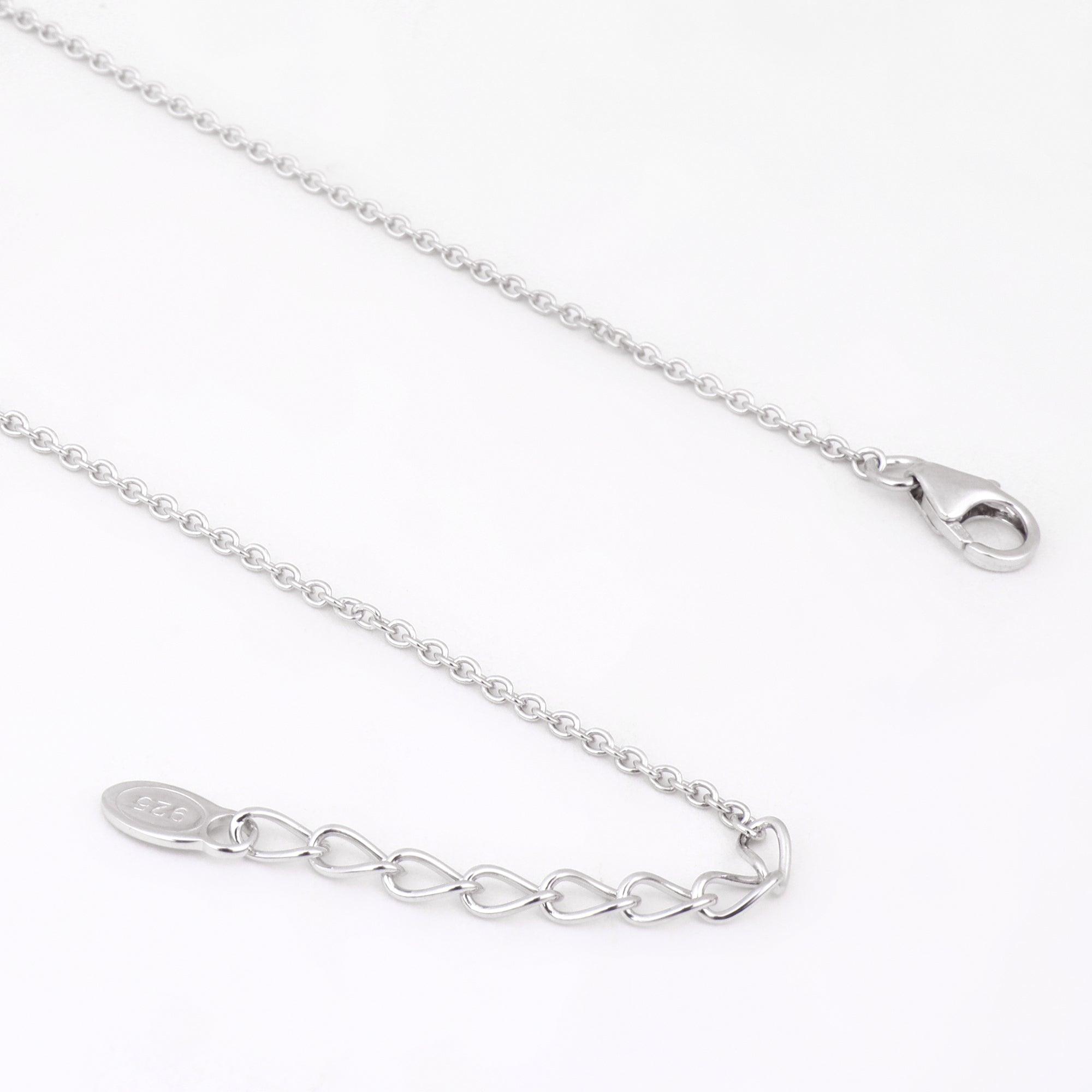 Whimsical Flora Trio Silver Necklace - Diavo Jewels