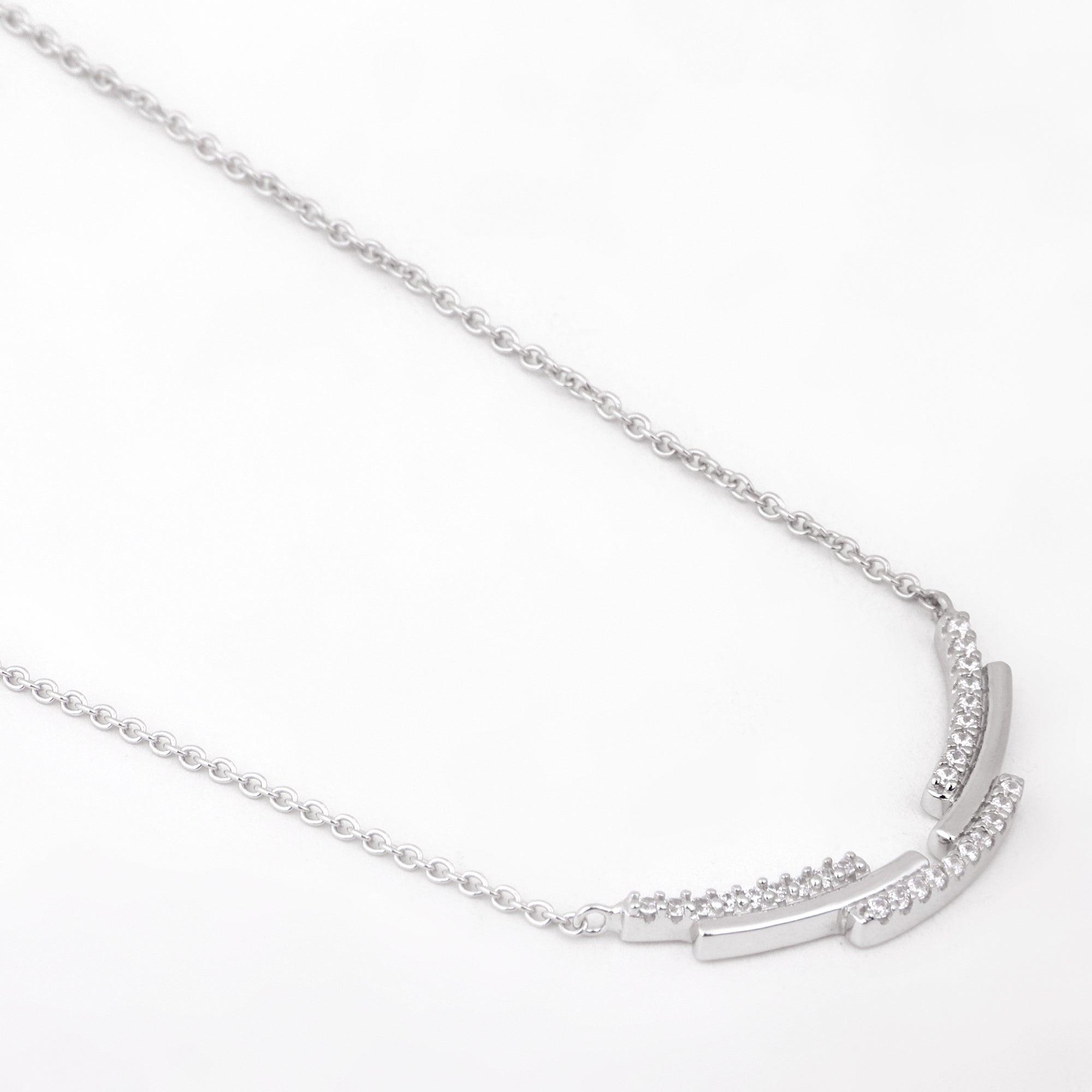 Stairs of Dreams Silver Necklace - Diavo Jewels